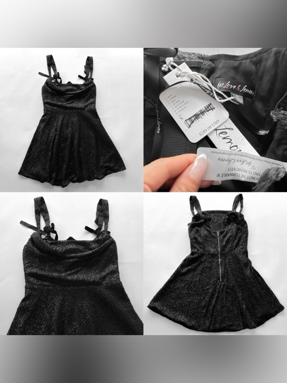 FOR LOVE AND LEMONS Candice Mini Dress NWT - Picture 9 of 12